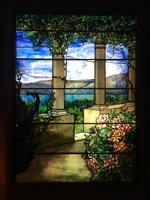 Florida, Winter Park, Charles Hosmer Morse Museum of American Art: Landscape with Peacock and Peonies